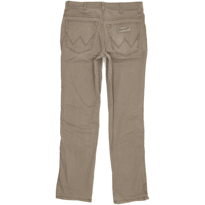 Wrangler Texas Men Grey Straight Regular Stretch Jeans W33 L32