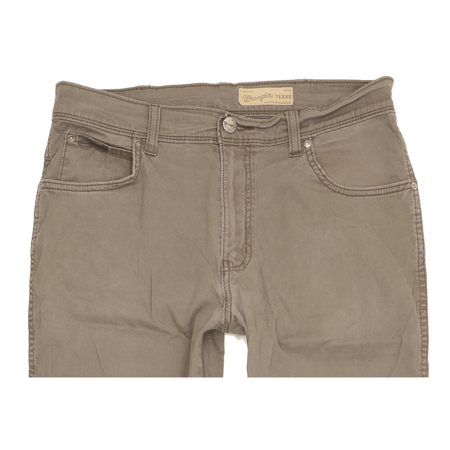 Wrangler Texas Men Grey Straight Regular Stretch Jeans W33 L32