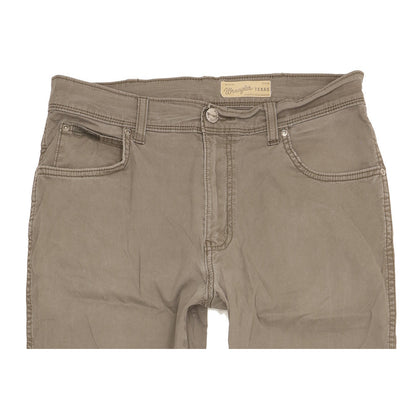 Wrangler Texas Men Grey Straight Regular Stretch Jeans W33 L32