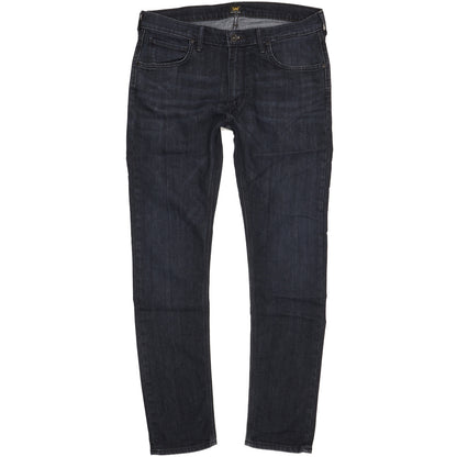 Lee Luke Women Navy Skinny Slim Stretch Jeans W34 L32