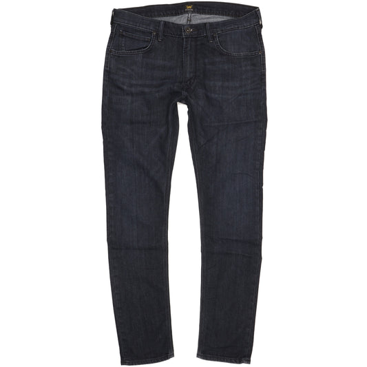 Lee Luke Women Navy Skinny Slim Stretch Jeans W34 L32