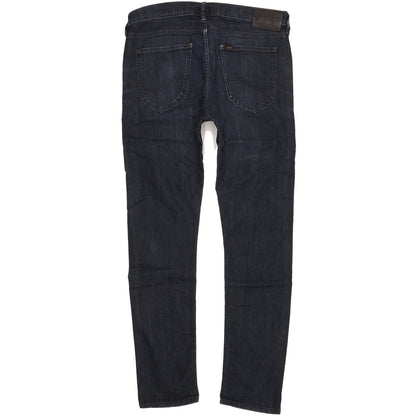 Lee Luke Women Navy Skinny Slim Stretch Jeans W34 L32