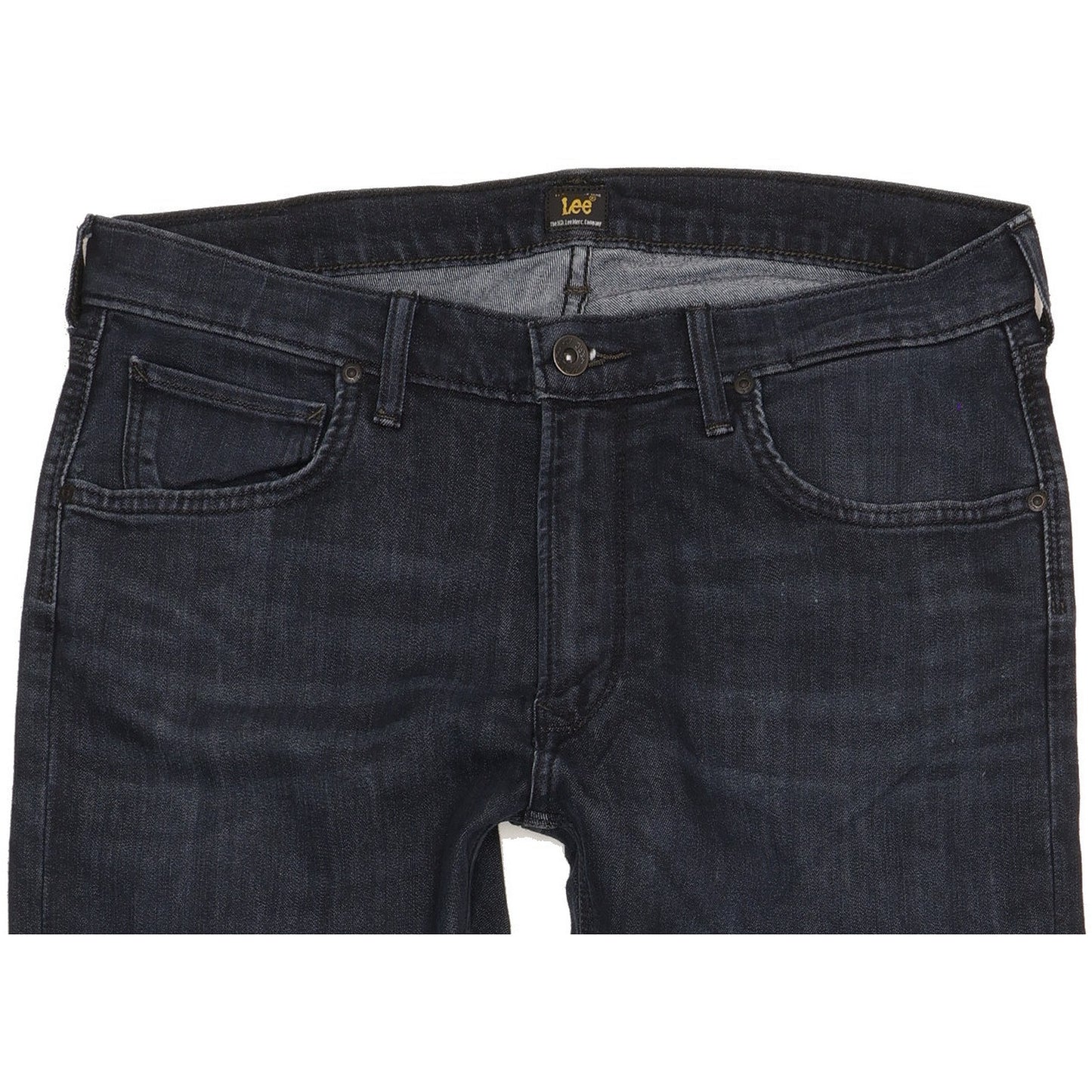 Lee Luke Women Navy Skinny Slim Stretch Jeans W34 L32