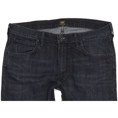 Lee Luke Women Navy Skinny Slim Stretch Jeans W34 L32