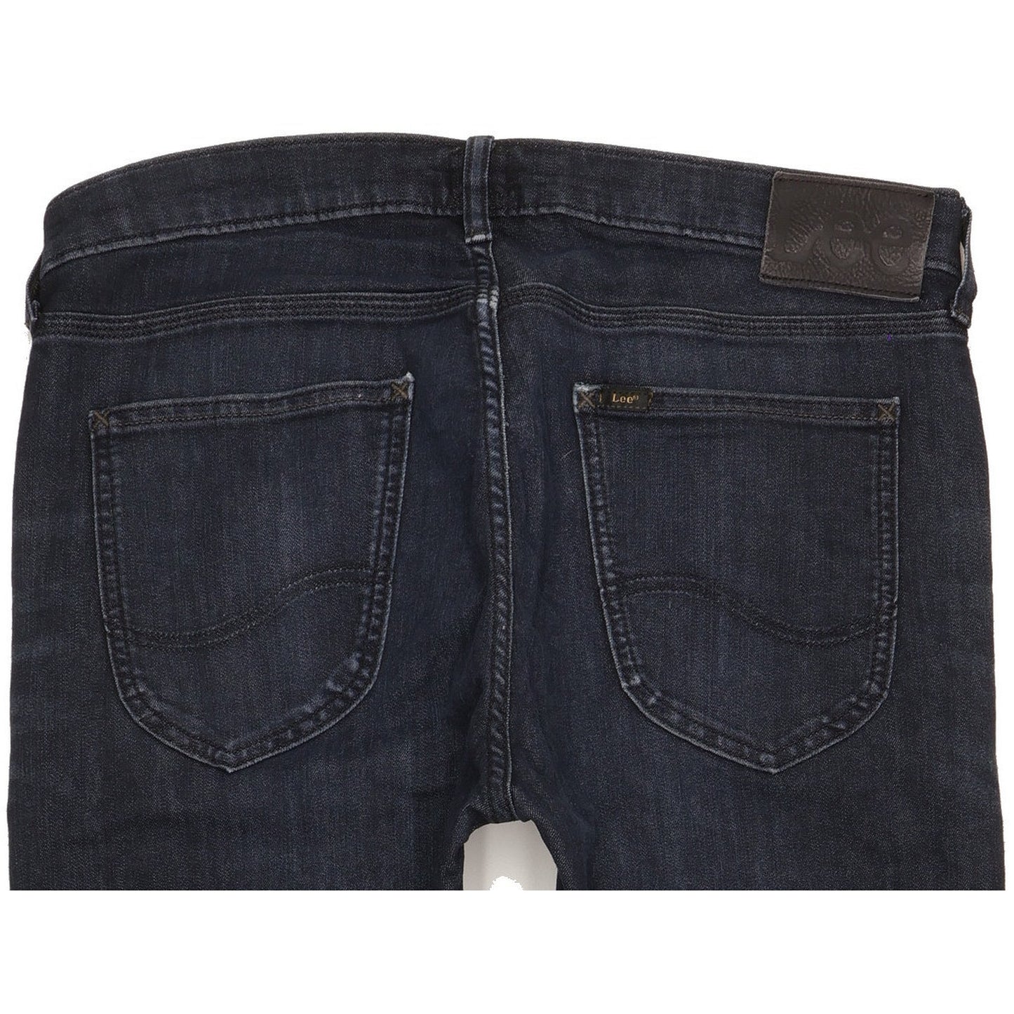 Lee Luke Women Navy Skinny Slim Stretch Jeans W34 L32