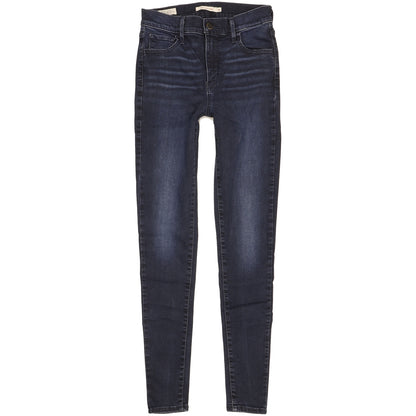 Levi's 720 Super Women Blue Skinny Slim Stretch Jeans W26 L30