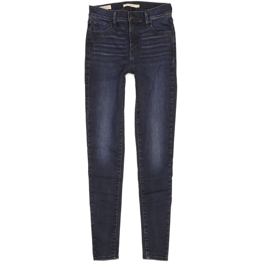 Levi's 720 Super Women Blue Skinny Slim Stretch Jeans W26 L30