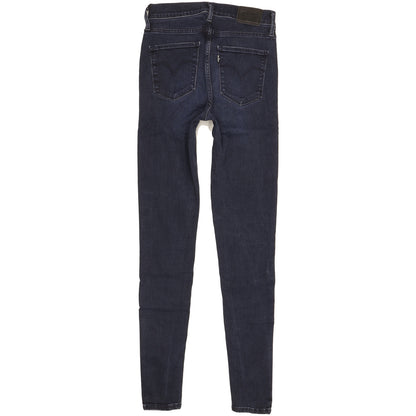 Levi's 720 Super Women Blue Skinny Slim Stretch Jeans W26 L30