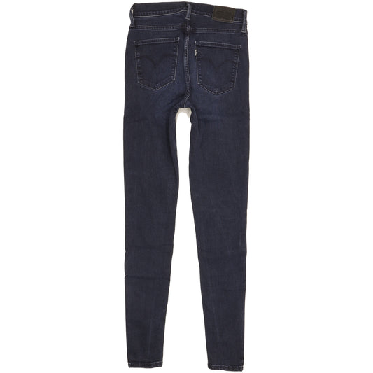 Levi's 720 Super Women Blue Skinny Slim Stretch Jeans W26 L30