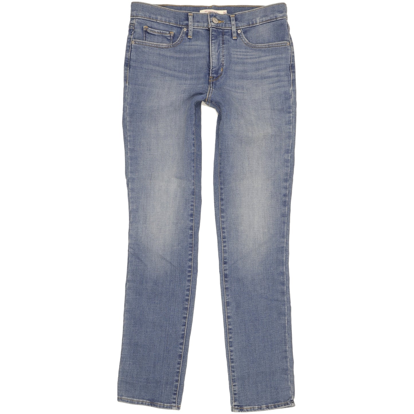 Levi's 312 Shaping Women Blue Straight Slim Stretch Jeans W30 L31