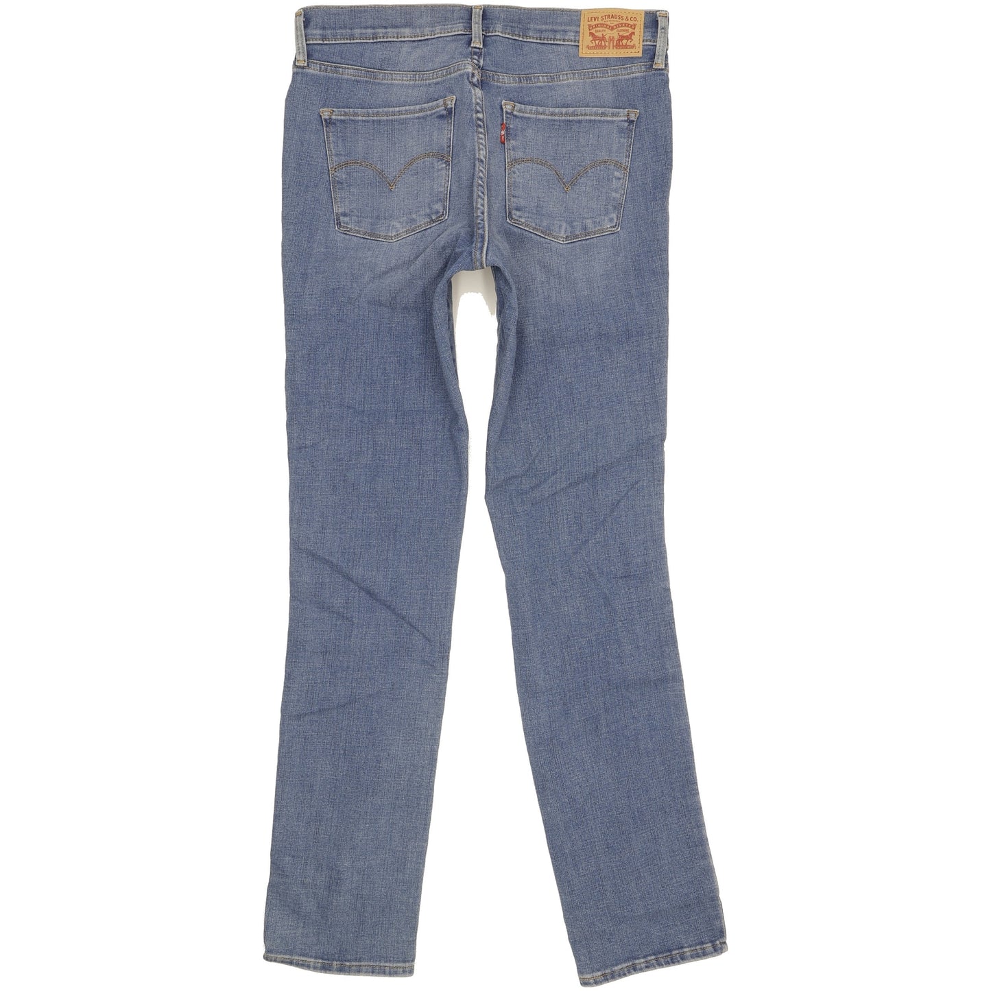 Levi's 312 Shaping Women Blue Straight Slim Stretch Jeans W30 L31