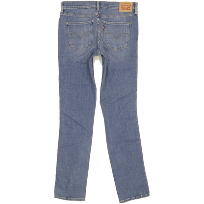 Levi's 312 Shaping Women Blue Straight Slim Stretch Jeans W30 L31