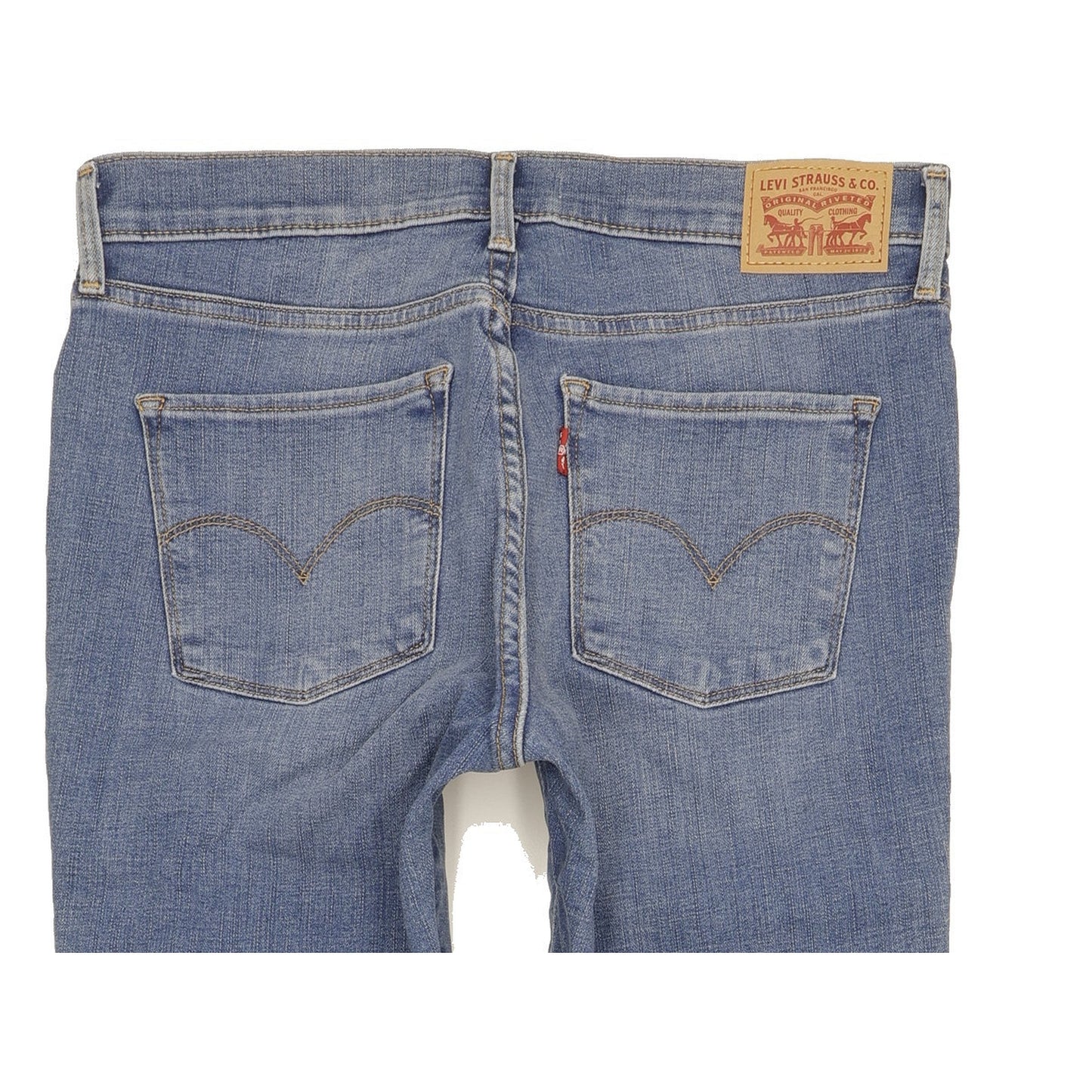 Levi's 312 Shaping Women Blue Straight Slim Stretch Jeans W30 L31