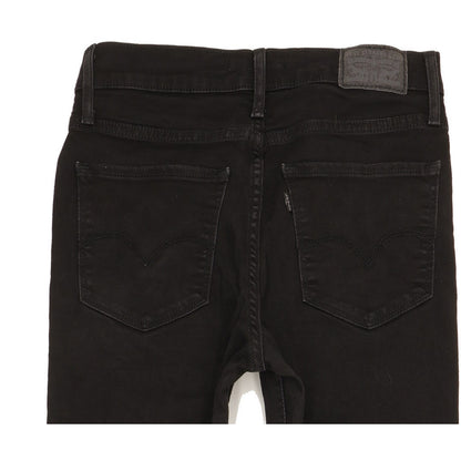 Levi's 724 Women Black Straight Slim Stretch Jeans W28 L30
