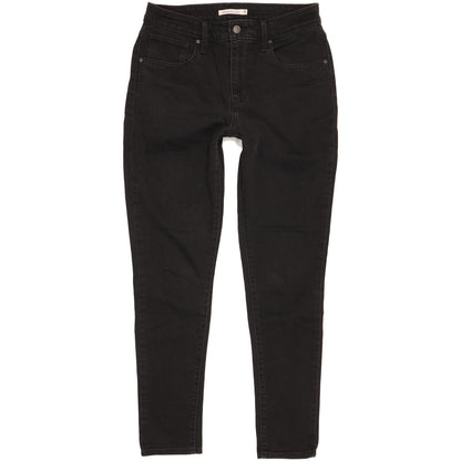 Levi's 721 Black Skinny Slim Stretch Jeans High Waisted W31 L30