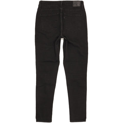 Levi's 721 Black Skinny Slim Stretch Jeans High Waisted W31 L30