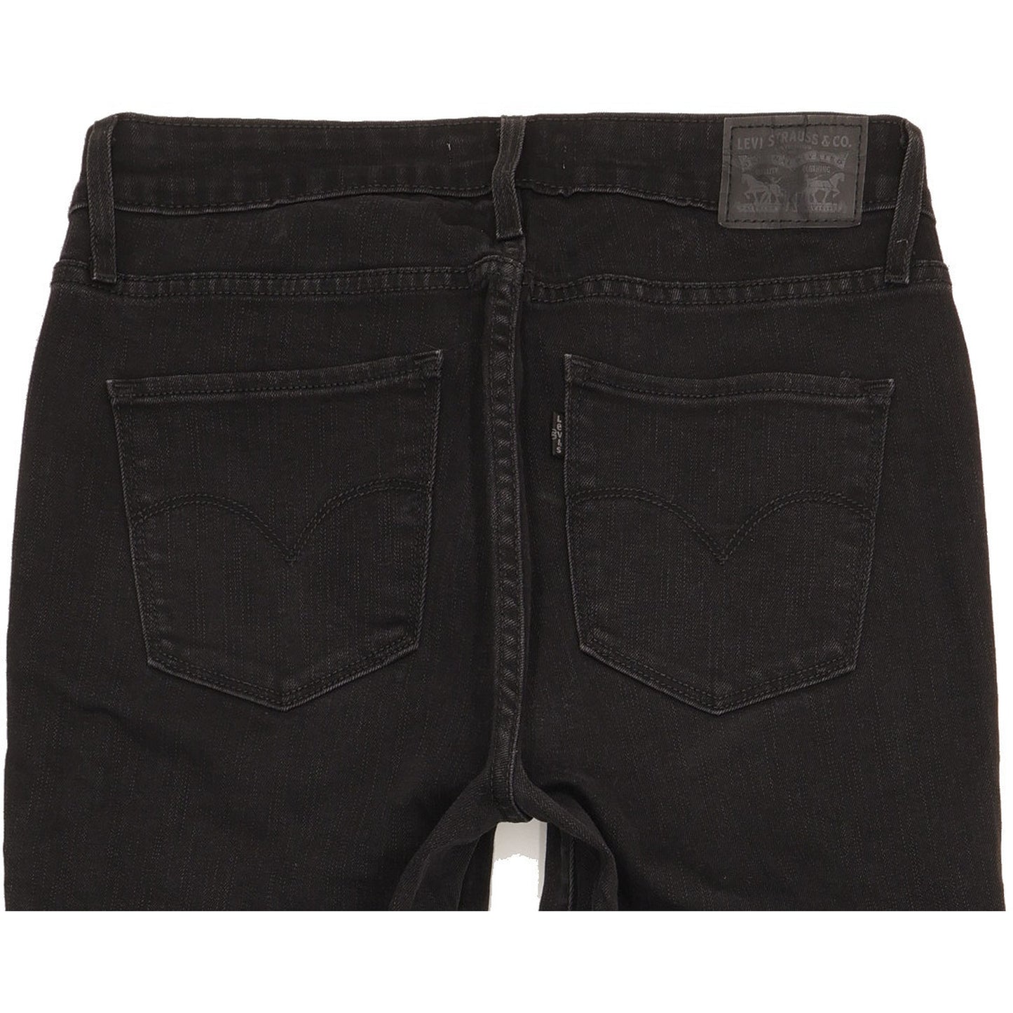 Levi's 721 Black Skinny Slim Stretch Jeans High Waisted W31 L30
