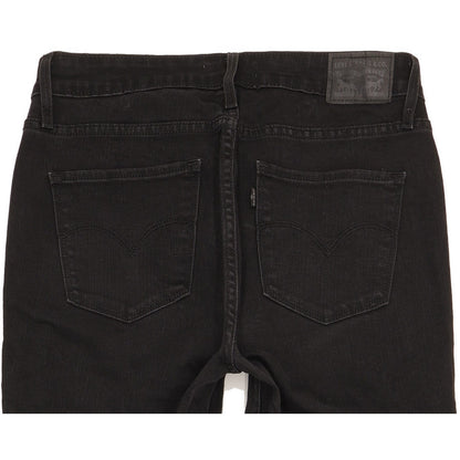 Levi's 721 Black Skinny Slim Stretch Jeans High Waisted W31 L30