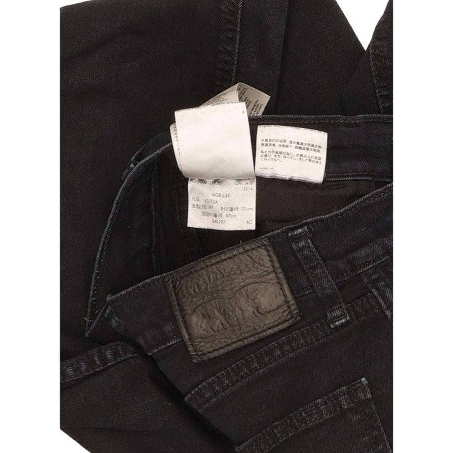 Levi's Women Black Skinny Slim Stretch Jeans W28 L30