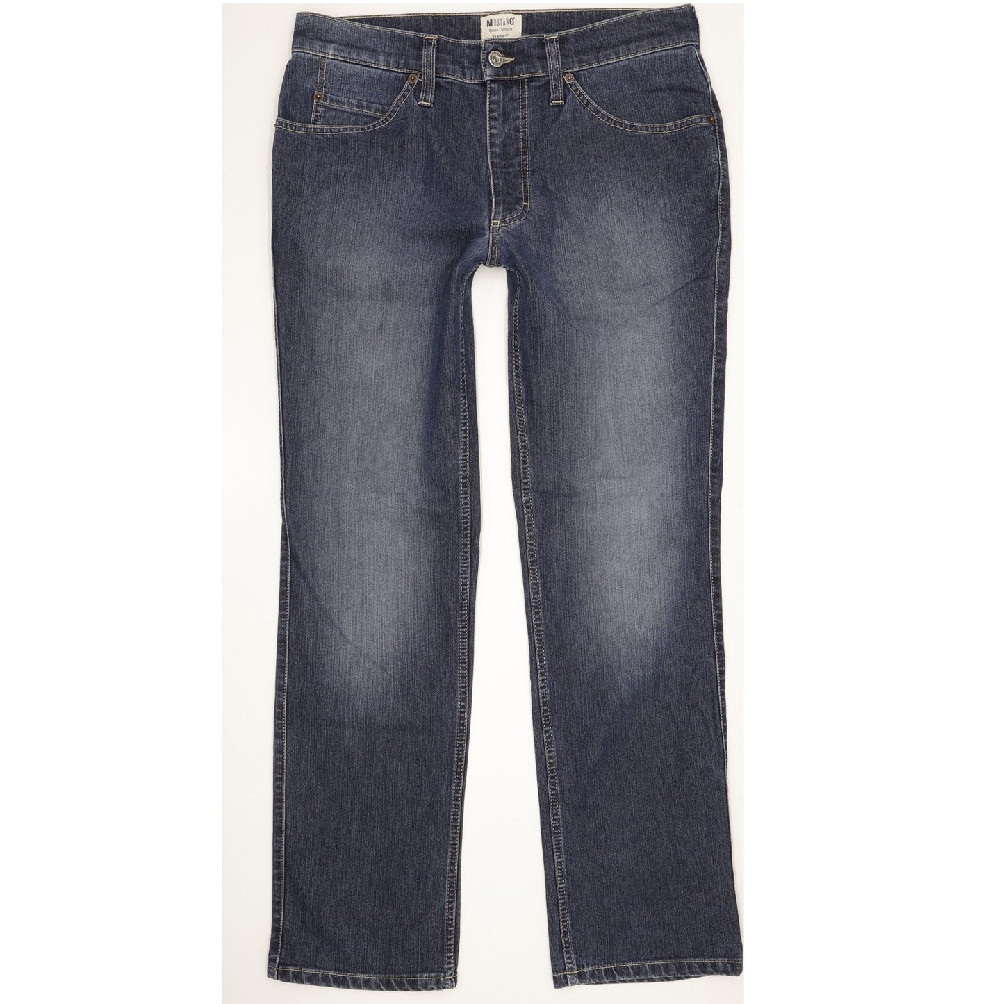 Mustang Tramper Men Blue Straight Regular Jeans W33 L31