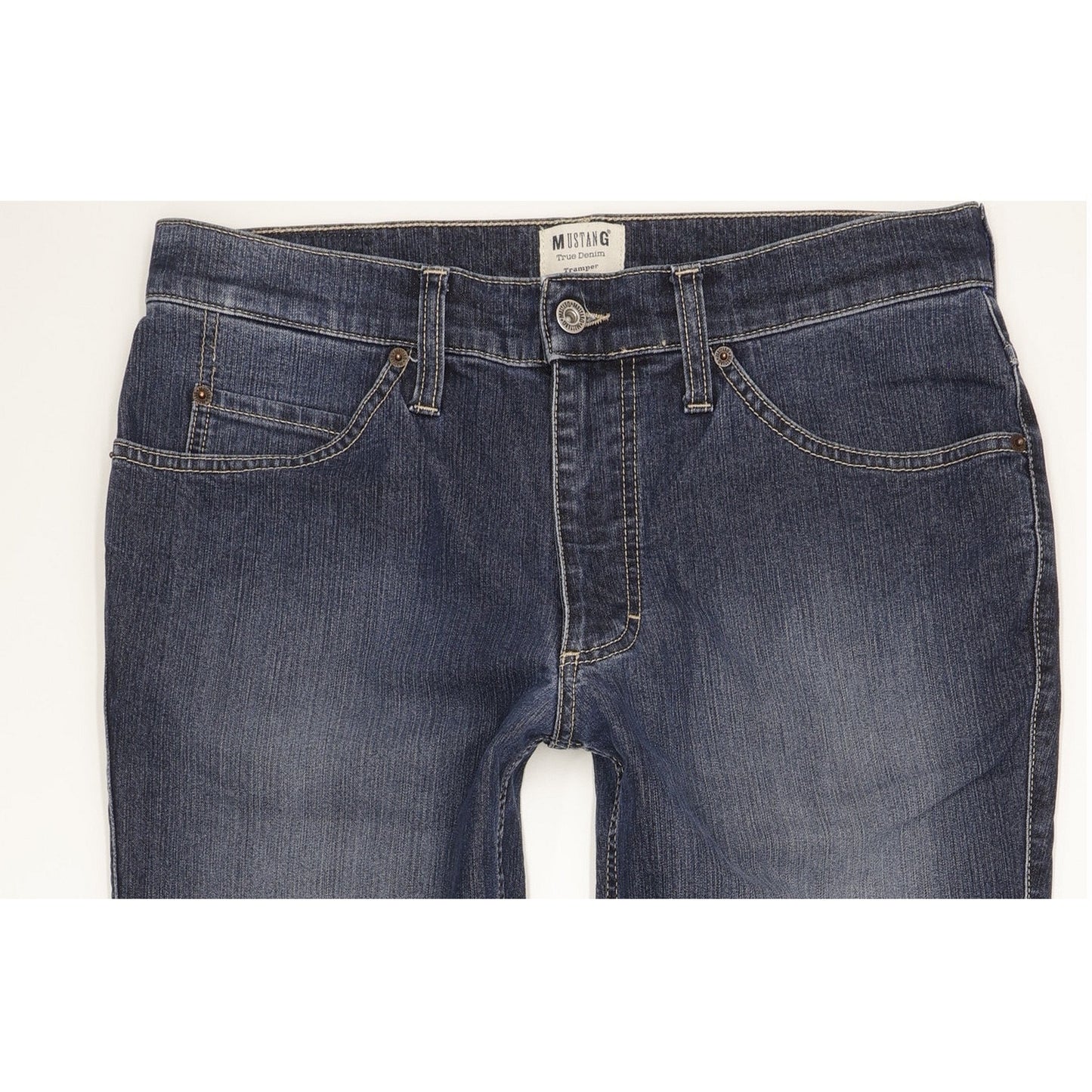 Mustang Tramper Men Blue Straight Regular Jeans W33 L31