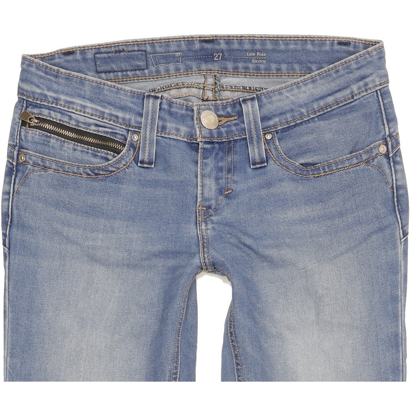 Levi's Women Blue Skinny Slim Stretch Jeans W27 L27