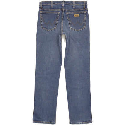 Wrangler Texas Men Blue Straight Regular Stretch Jeans W33 L32