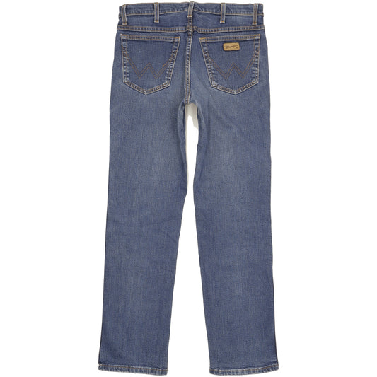 Wrangler Texas Men Blue Straight Regular Stretch Jeans W33 L32