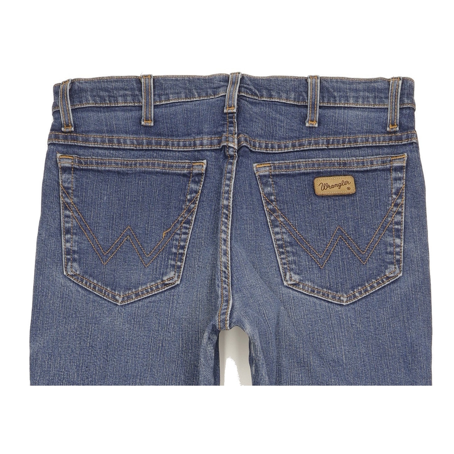 Wrangler Texas Men Blue Straight Regular Stretch Jeans W33 L32