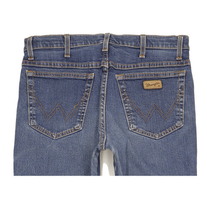 Wrangler Texas Men Blue Straight Regular Stretch Jeans W33 L32