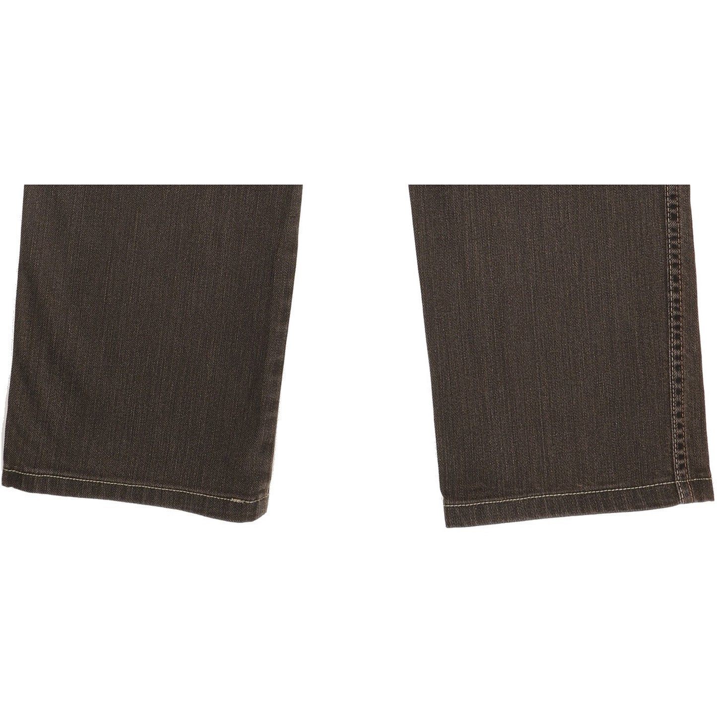 Wrangler Texas Men Brown Straight Regular Stretch Jeans W34 L32