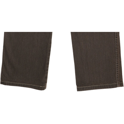 Wrangler Texas Men Brown Straight Regular Stretch Jeans W34 L32