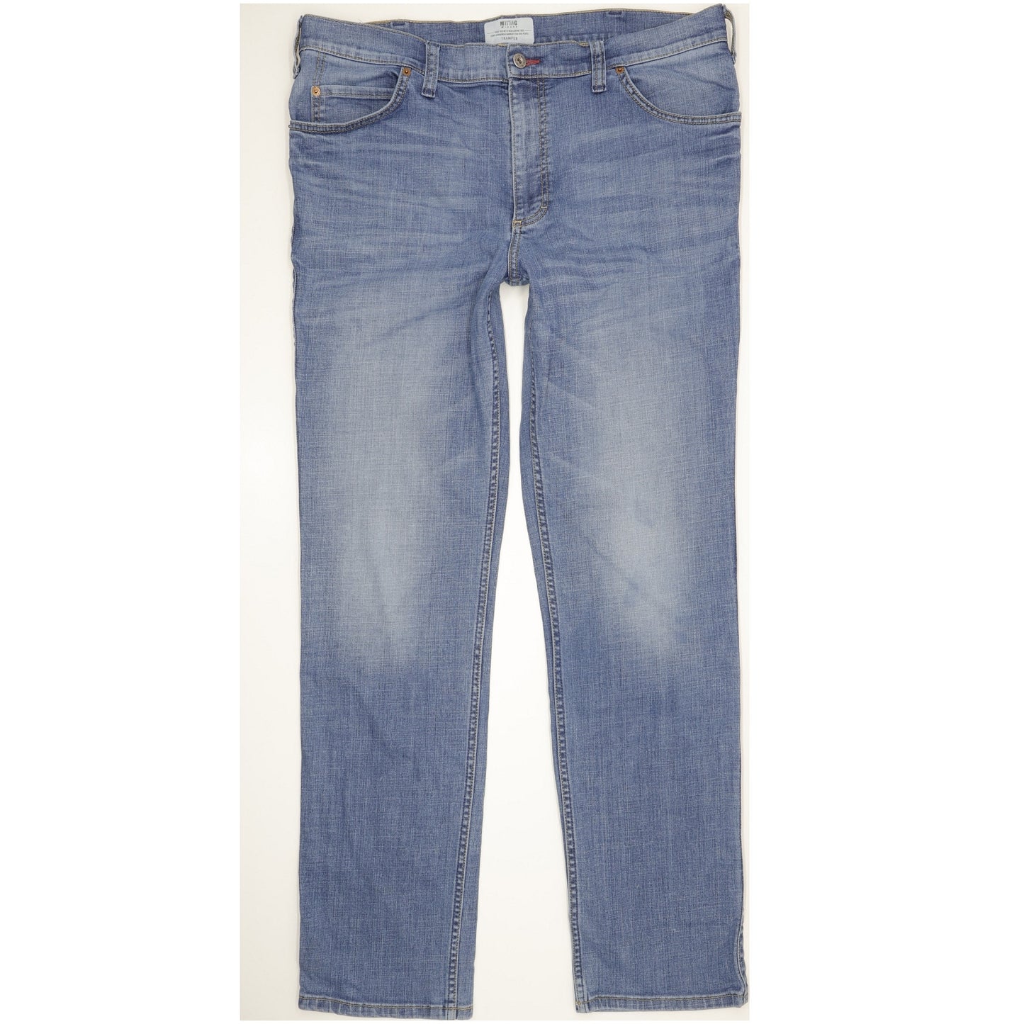 Mustang Tramper Men Blue Straight Regular Stretch Jeans W40 L35