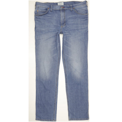 Mustang Tramper Men Blue Straight Regular Stretch Jeans W40 L35