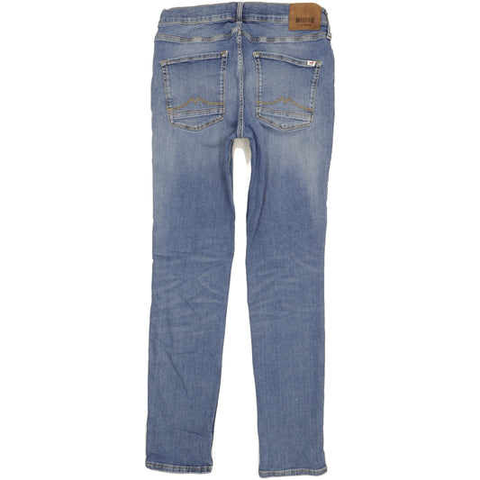 Mustang Vegas Men Blue Straight Slim Stretch Jeans W36 L34