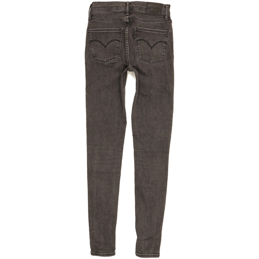 Levi's 720 Women Black Skinny Slim Stretch Jeans W24 L30