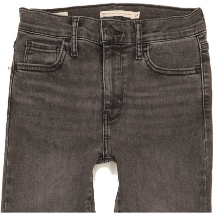 Levi's 720 Women Black Skinny Slim Stretch Jeans W24 L30