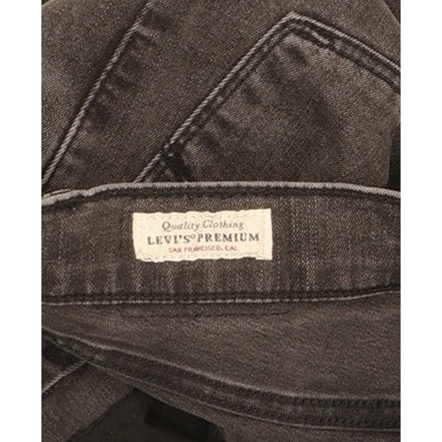 Levi's 720 Women Black Skinny Slim Stretch Jeans W24 L30