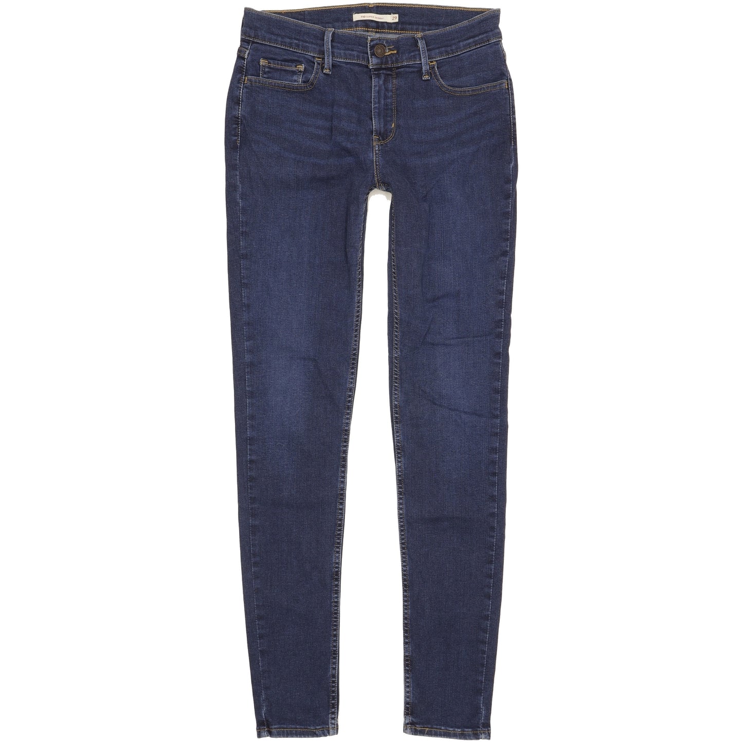 Levi's 710 Super Women Blue Skinny Slim Stretch Jeans W29 L32