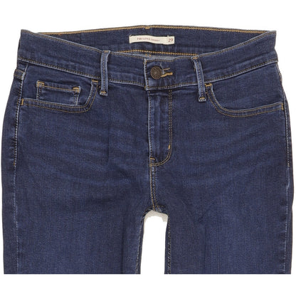 Levi's 710 Super Women Blue Skinny Slim Stretch Jeans W29 L32