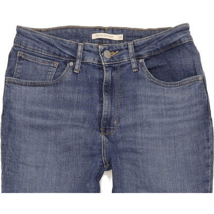 Levi's 721 Blue Skinny Slim Stretch Jeans High Waisted W30 L30