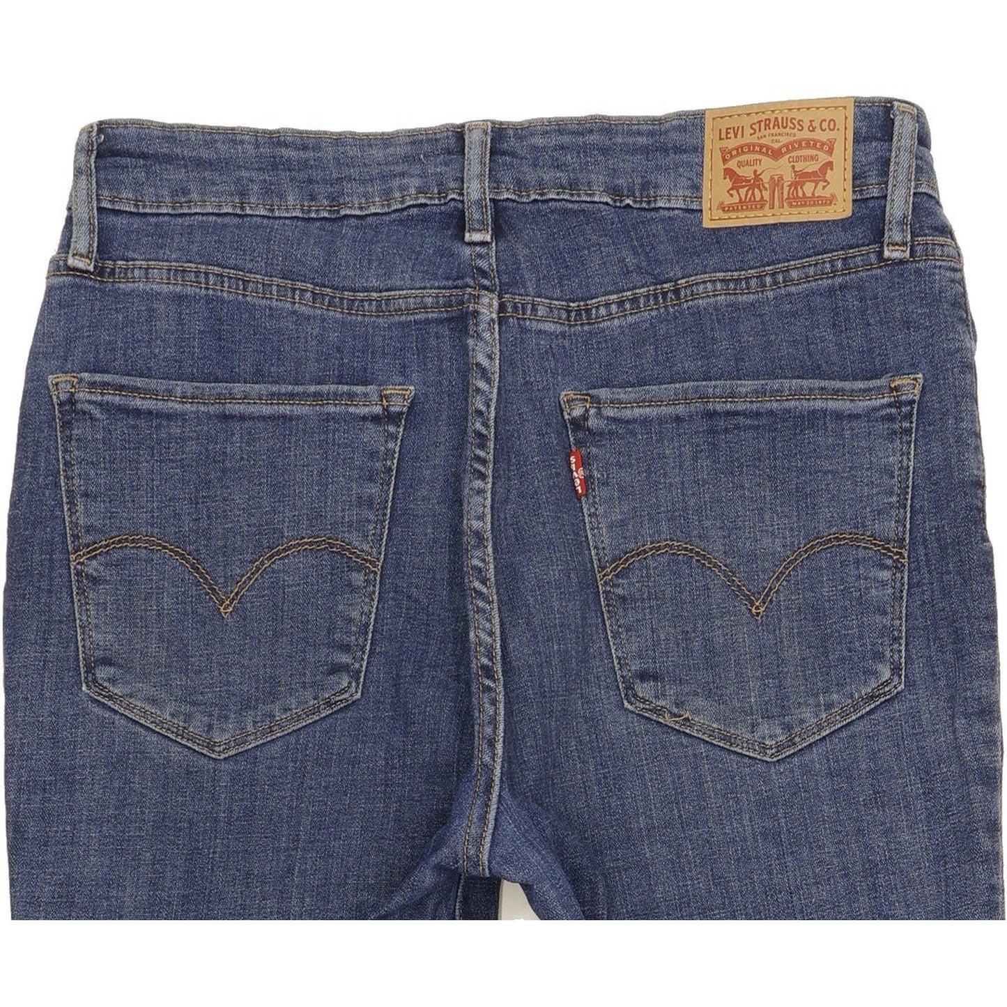 Levi's 721 Blue Skinny Slim Stretch Jeans High Waisted W30 L30