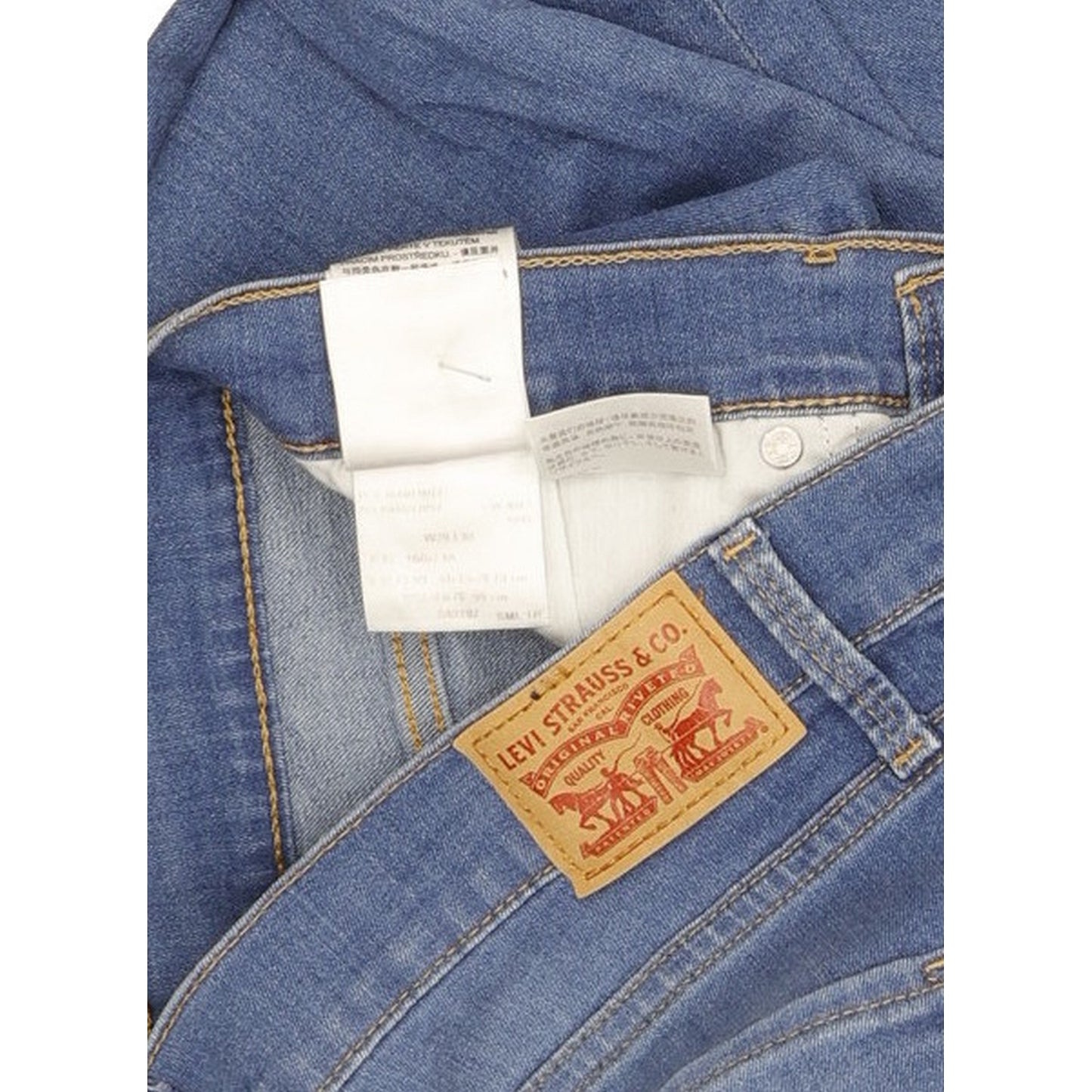 Levi's Women Blue Skinny Slim Stretch Jeans W29 L30