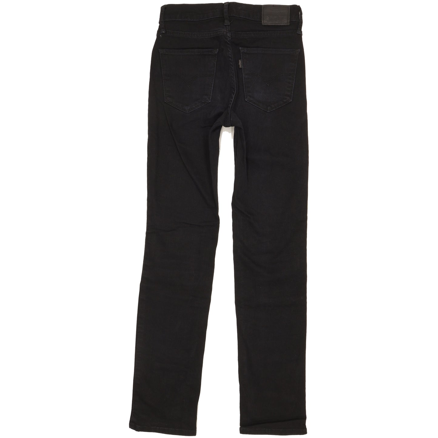 Levi's 724 Women Black Straight Slim Stretch Jeans W25 L29