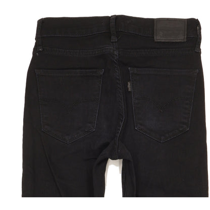 Levi's 724 Women Black Straight Slim Stretch Jeans W25 L29