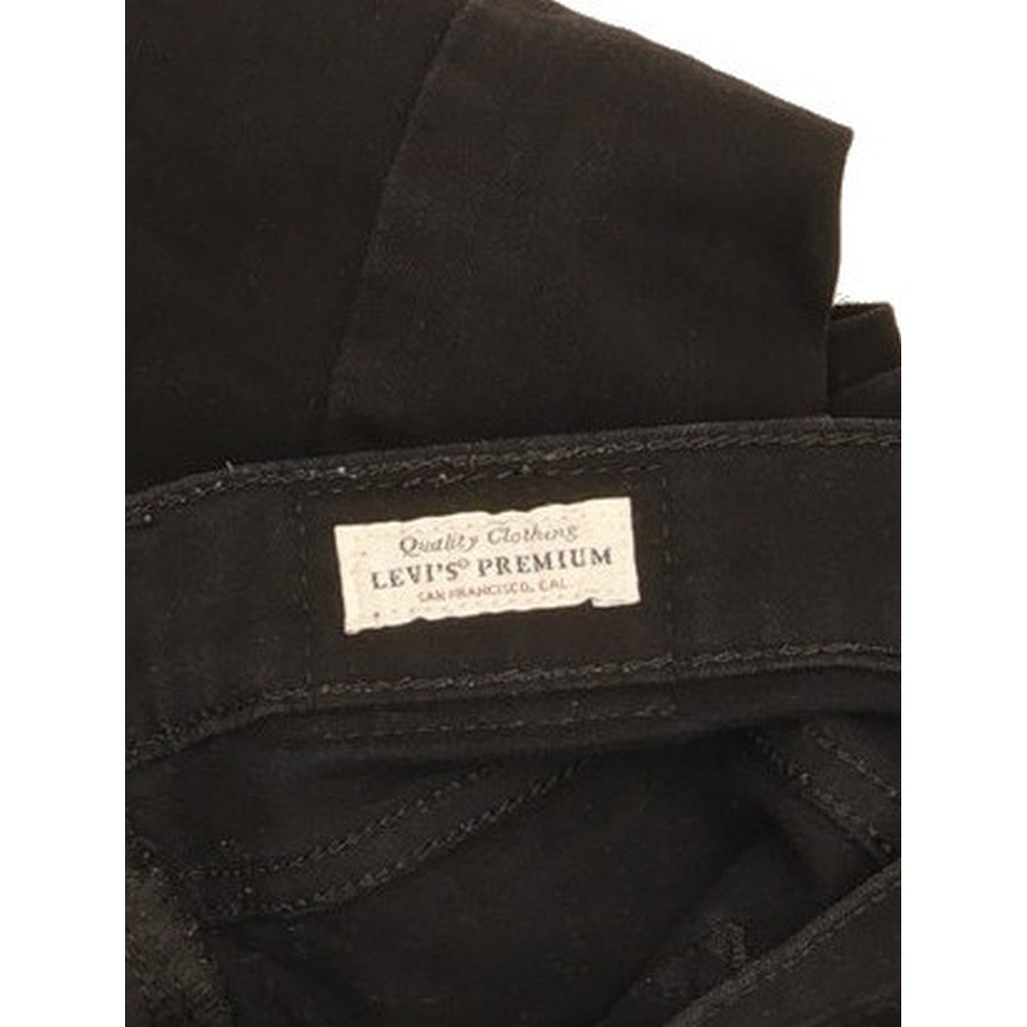 Levi's 724 Women Black Straight Slim Stretch Jeans W25 L29