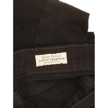 Levi's 724 Women Black Straight Slim Stretch Jeans W25 L29