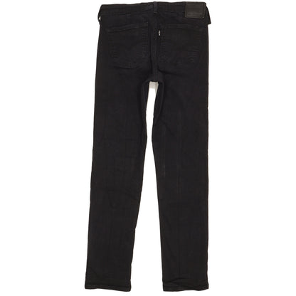 Levi's 712 Women Black Straight Slim Stretch Jeans W29 L30