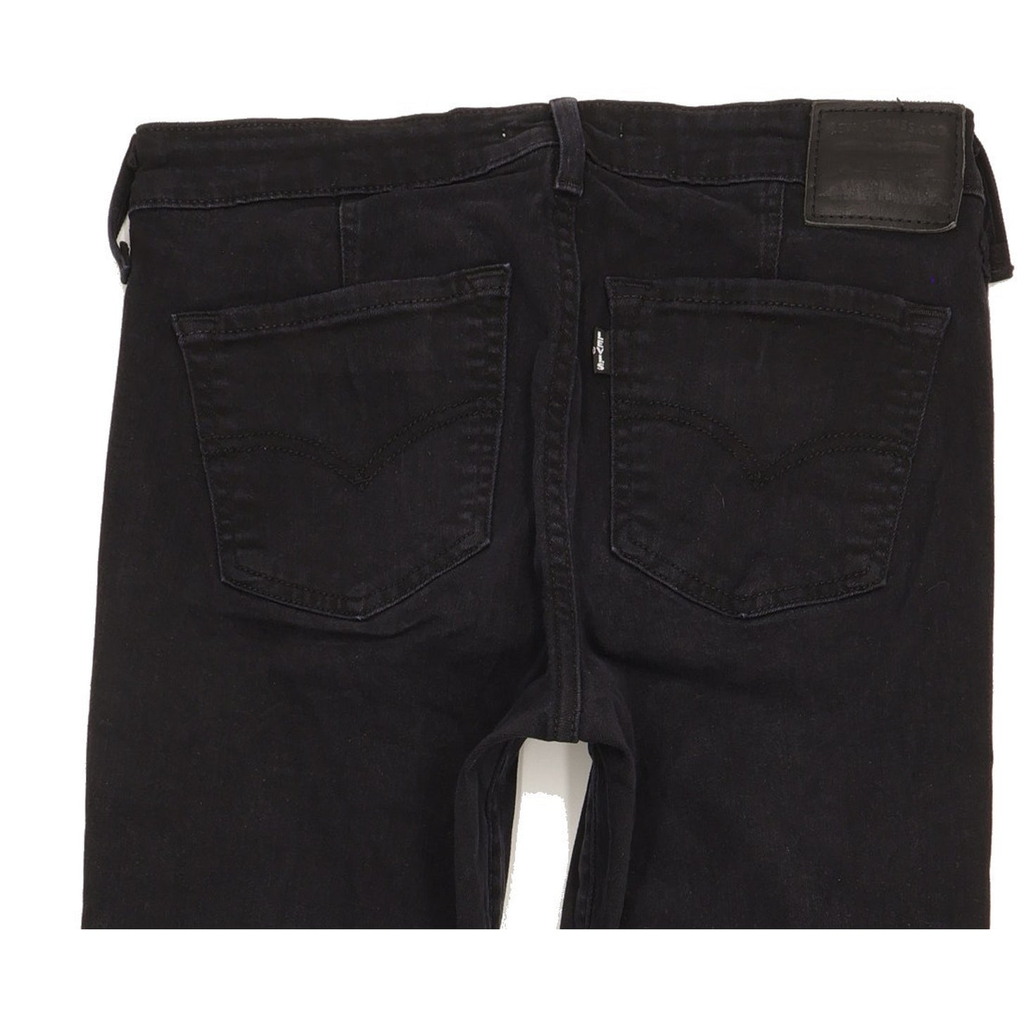 Levi's 712 Women Black Straight Slim Stretch Jeans W29 L30