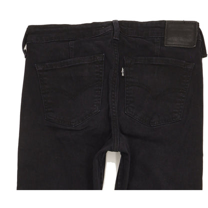 Levi's 712 Women Black Straight Slim Stretch Jeans W29 L30